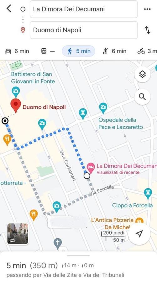 Dimora Dei Decumani Panzió Nápoly Kültér fotó